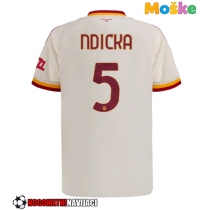 Moške Nogometnih dresov AS Roma Evan Ndicka #5 Gostujoči 2026-27 Kratki rokavi